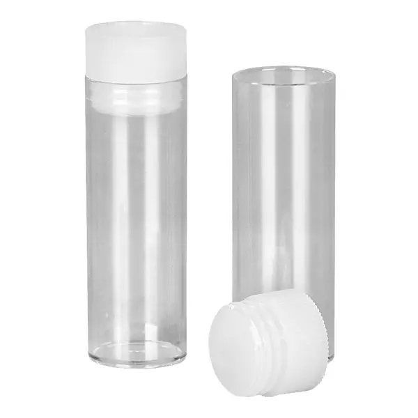 Stool sample container without spatula 
