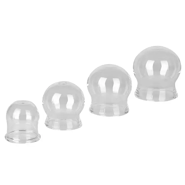 glass cups without rubber vacuum bulb 5,0 cm