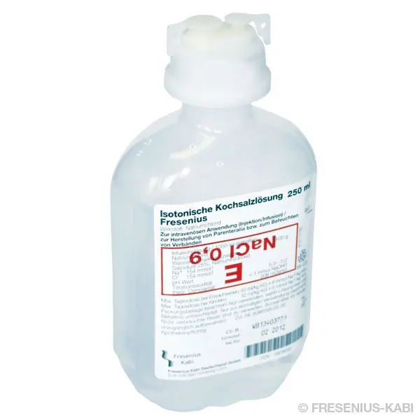 Isotonische Kochsalzlösung 0,9 % FRESENIUS 500 ml, Glasflasche