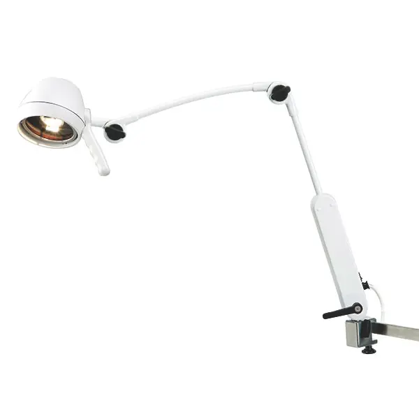 Halogen Examination Light - Without Stand Lamp with double articulated arm,
Throat = approx. 1100 mm
