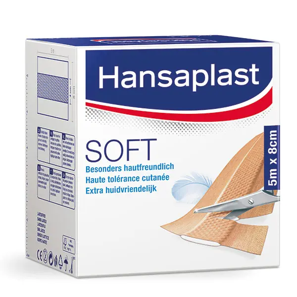 Hansaplast Soft BDF 4 cm x 5 m | 32 Stück