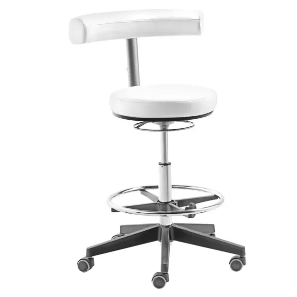 Comfort functional swivel chair Quizz polar white 