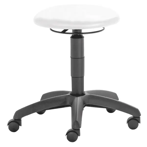 Comfort swivel stool Kenny crystal grey